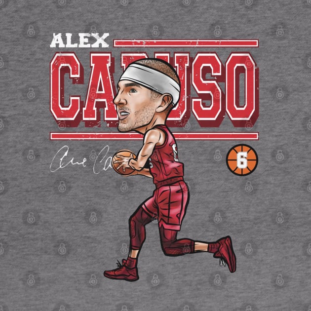 Alex Caruso Chicago Cartoon by MASTER_SHAOLIN